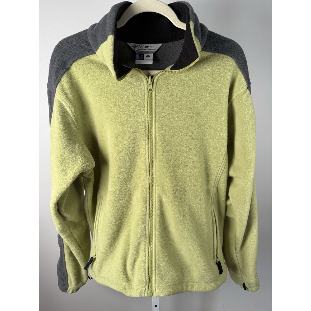 Columbia Vertex Core Women Large Jacket Large‎ Fleece Full Zip, Zippered Pockets